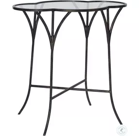 Zerella Aged Black Accent Table