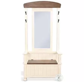 Sundale White 78" Hall Tree