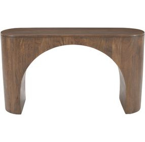 Luna Dark Brown 54" Sofa Console Table