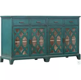 Oksana Lagoon Green Credenza
