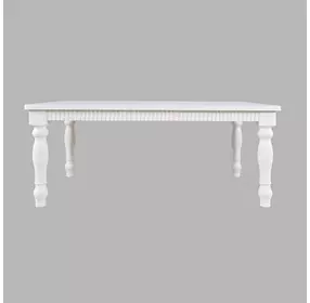 Westport White 72" Extendable Rectangular Dining Table