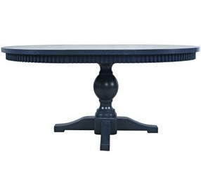 Westport Navy 66" Extendable Oval Dining Table