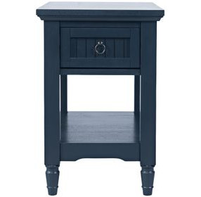 Westport Navy Square Chairside End Table