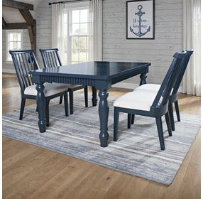 Westport Navy 72" Extendable Rectangular Dining Room Set