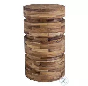 Boone Monochromatic neutral Tones Drink Table