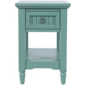 Westport Fern Green Square Chairside End Table