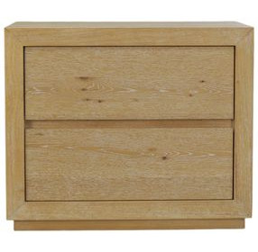 Harper Light Oak 2 Drawers Nightstand