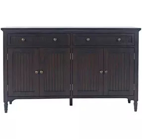 Bridgton Mahogany 4 Door Sideboard Cabinet