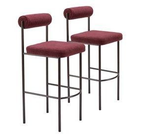 Livorno Red Bar Stool Set of 2