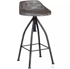 Moralis Gray Glazed Bar Stool