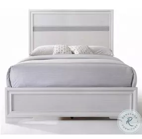 Naima White Full Platform Bed