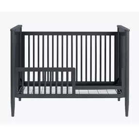Modern Nursery Iron Ore Convertible Crib