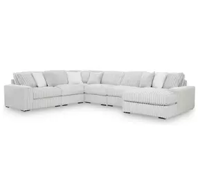 Stupendous Alloy 6 Piece Modular Sectional with Chaise