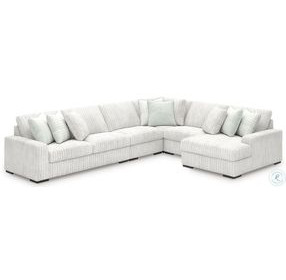 Stupendous Alloy 5 Piece Sectional with RAF Chaise