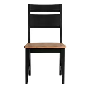 Austin Natural Mango and Black Dining Chair Set of 2