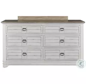 Meadowbrook Whitewash And Sand Top Dresser