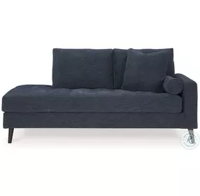 Bixler Navy Corner Chaise