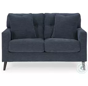 Bixler Navy Loveseat