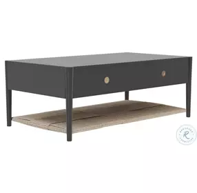 Cleo Charcoal Gray Coffee Table