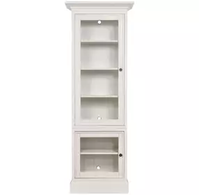 Structures White 2 Door Single Display Cabinet