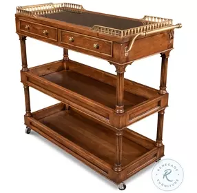 Capital Fruitwood Brown Serving Cart