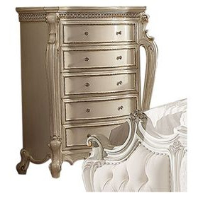 Picardy Antique Pearl 5 Drawer Chest