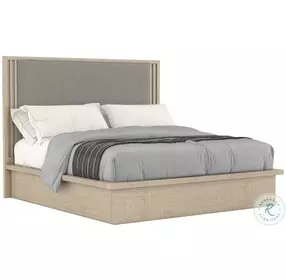 North Side Light Gray And Shale King Platform Bed