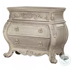 Ragenardus Antique White Nightstand
