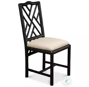 Brighton Black Bamboo Side Chair Set of 2