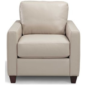 Verona Savino Taupe Leather Chair