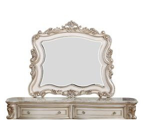 Gorsedd Beige Arched Dresser Mirror