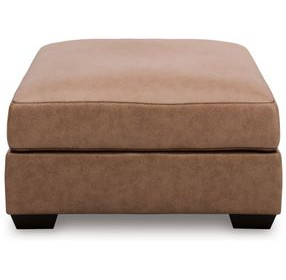Whitlock Caramel Oversized Accent Ottoman