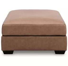 Whitlock Caramel Oversized Accent Ottoman
