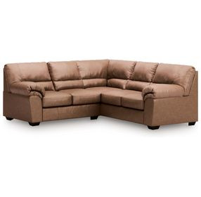 Whitlock Caramel 2 Piece Modular LAF Sectional