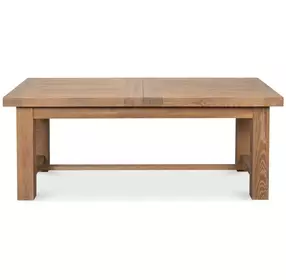 Bauhaus Beige 110" Rectangular Extendable Dining Table
