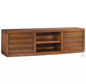 Longboat Key Warm Sundrenched Sienna Spinnaker Point 78" TV Stand