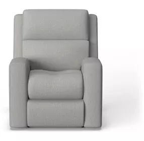 Score Gray Zero Gravity Power Recliner with Power Headrest and USB Charging