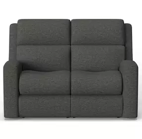 Score Midnight 62" Zero Gravity Power Reclining Loveseat with Power Lumbar and USB Charging