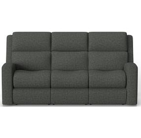 Score Midnight 87" Zero Gravity Power Reclining Sofa with Power Lumbar and USB Charging