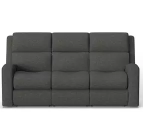 Score Midnight 87" Zero Gravity Power Reclining Sofa with Power Lumbar and USB Charging