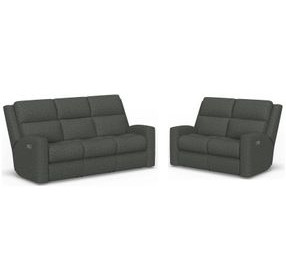 Score Midnight Zero Gravity Power Reclining Living Room Set