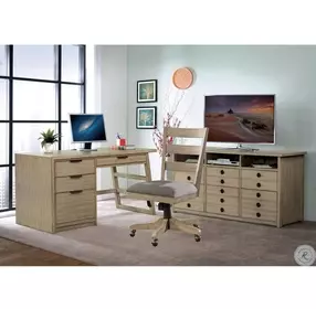Perspectives Sun Drenched Acacia Single Home Office Set