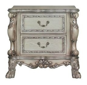 Dresden Vintage Bone White 2 Drawer Nightstand
