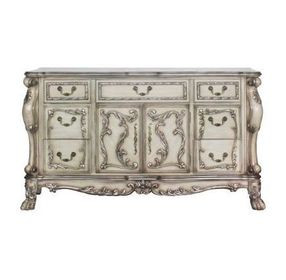 Dresden Vintage Bone White 7 Drawer Dresser