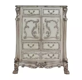 Dresden Vintage Bone White 5 Drawer Chest