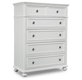 Madison Natural White 5 Drawer Chest
