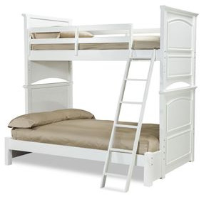 Madison Natural White Twin Over Full Bunk Bed