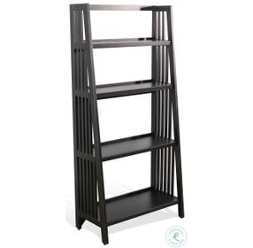 Mesa Grace Black 60" Folding Bookcase