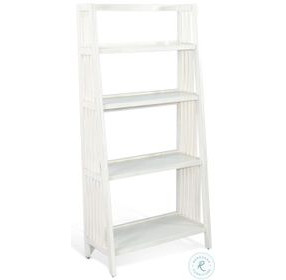 Golden Hearth Marble White 60" Folding Bookcase