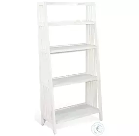 Golden Hearth Marble White 60" Folding Bookcase